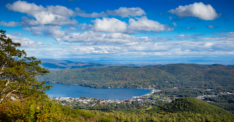 View Of Lake George, From Prospect Mountain, In New York