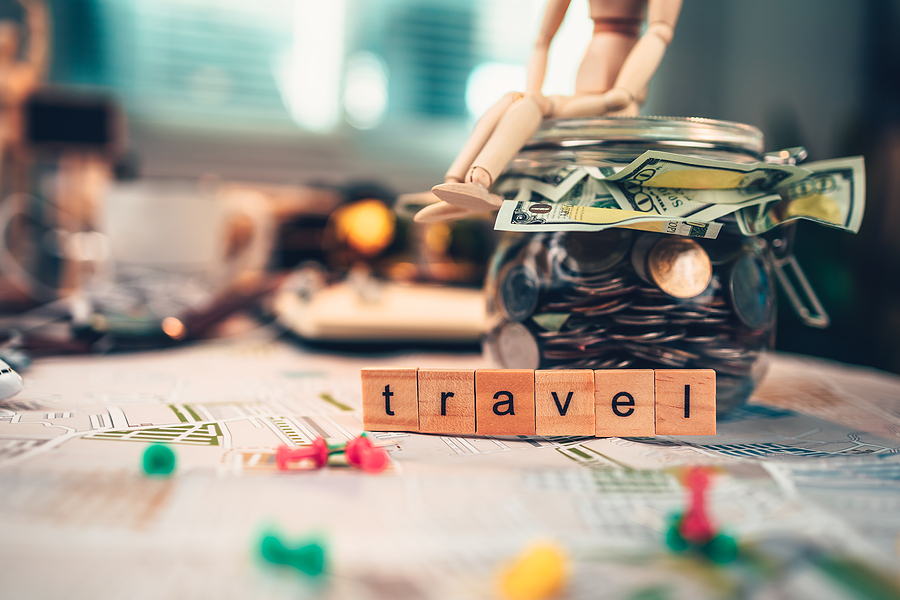 Travel Savings Jar
