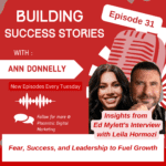 Fear, Success, and Leadership to Fuel Growth - Insights from Ed Mylett's Interview with Leila Hormozi - Building Success Stories podcast Episode 31